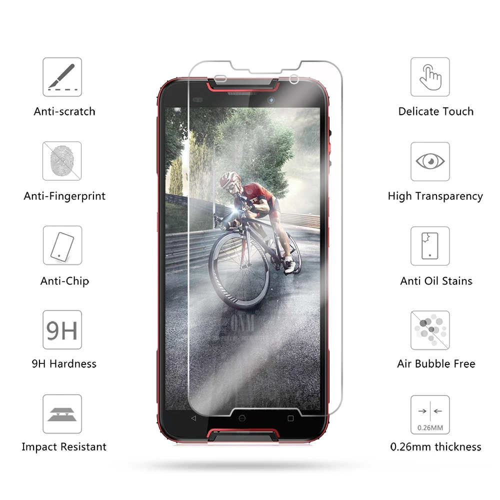 Закаленное стекло для CUBOT QUEST 2 шт. защитная пленка экрана | Мобильные телефоны и