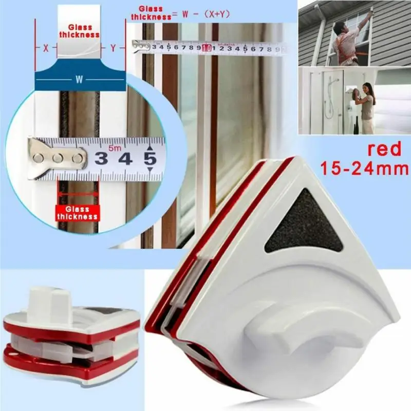 Двухсторонняя щетка для чистки стекла магнитные магниты окон чистящие средства