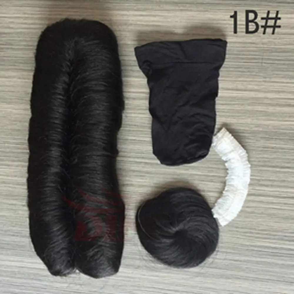 Hair Extension 27 Pieces Bump Weave Hair With Closure Short,Black Color Hair Peerless Virgin Peruvian Human Hair Short Weave