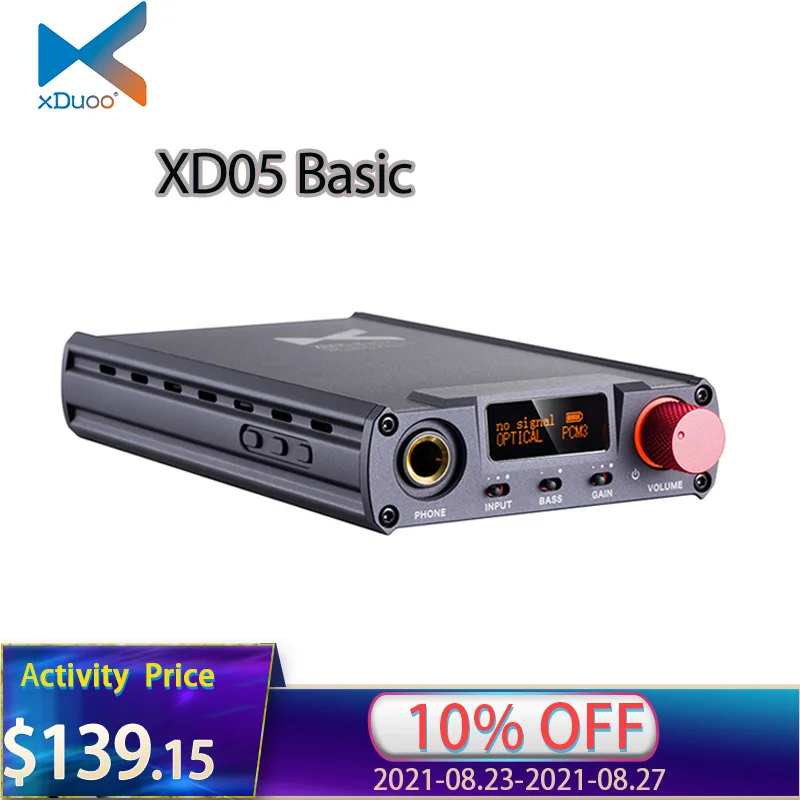 XDUOO XD 05 базовый AK4490 PCM384KHz DSD256 XMOSXU208 Hi Fi портативный усилитель для