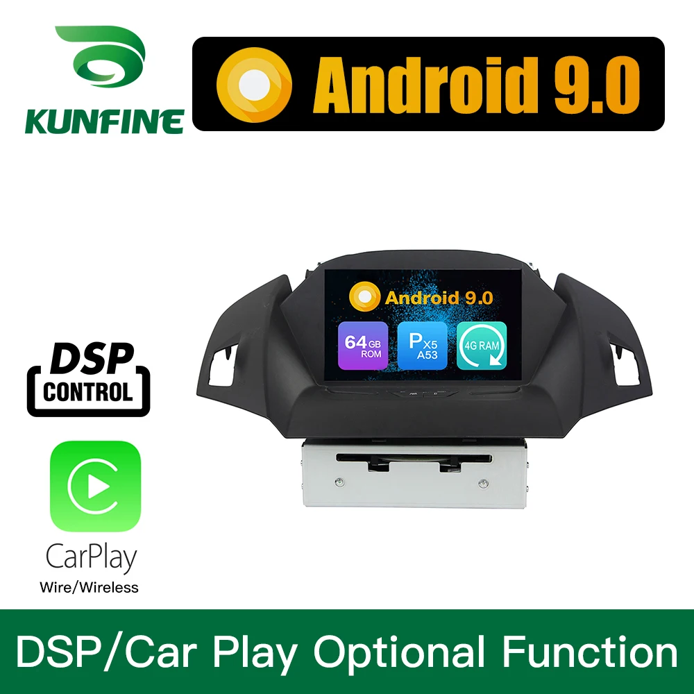 Android 9 0 Восьмиядерный 4 Гб ОЗУ 64 ПЗУ автомобильный DVD GPS мультимедийный плеер