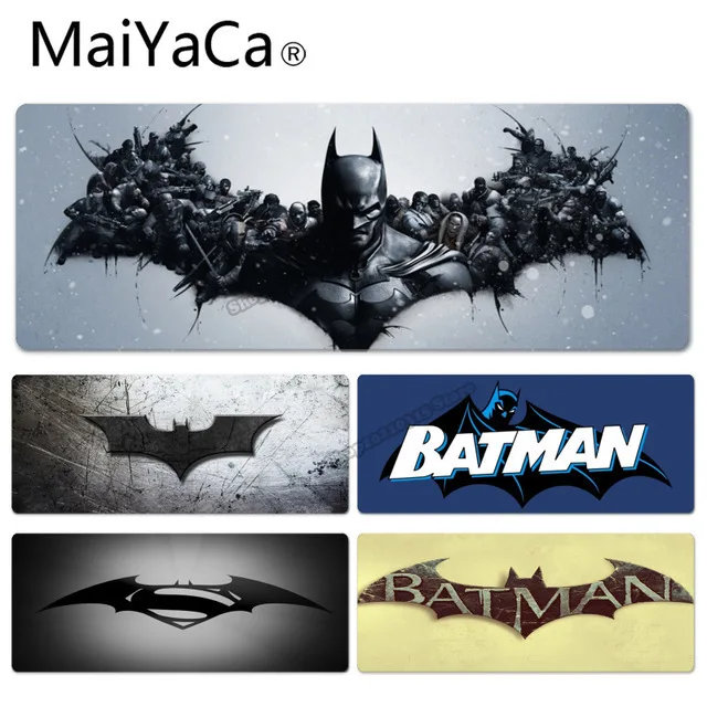 Подлинный DC Super Hero Batman коврик для клавиатуры 300x600x2 мм Блокировка края мыши