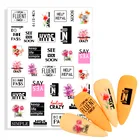 2022 новый клей стикер для дизайна ногтей художественный шрифт ABC письмо сексуальные губы самоклеющиеся наклейки татуировки слайдеры инструменты для маникюра сделай сам