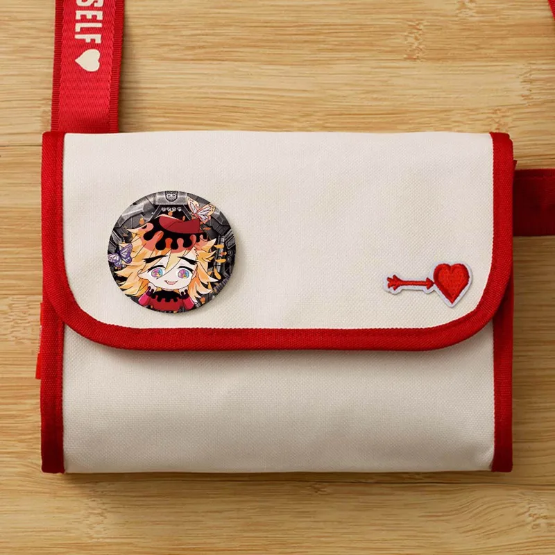 Аниме Demon Slayer: Kimetsu no Yaiba Kamado Tanjirou Косплей Bedge мультфильм собирать рюкзаки сумки