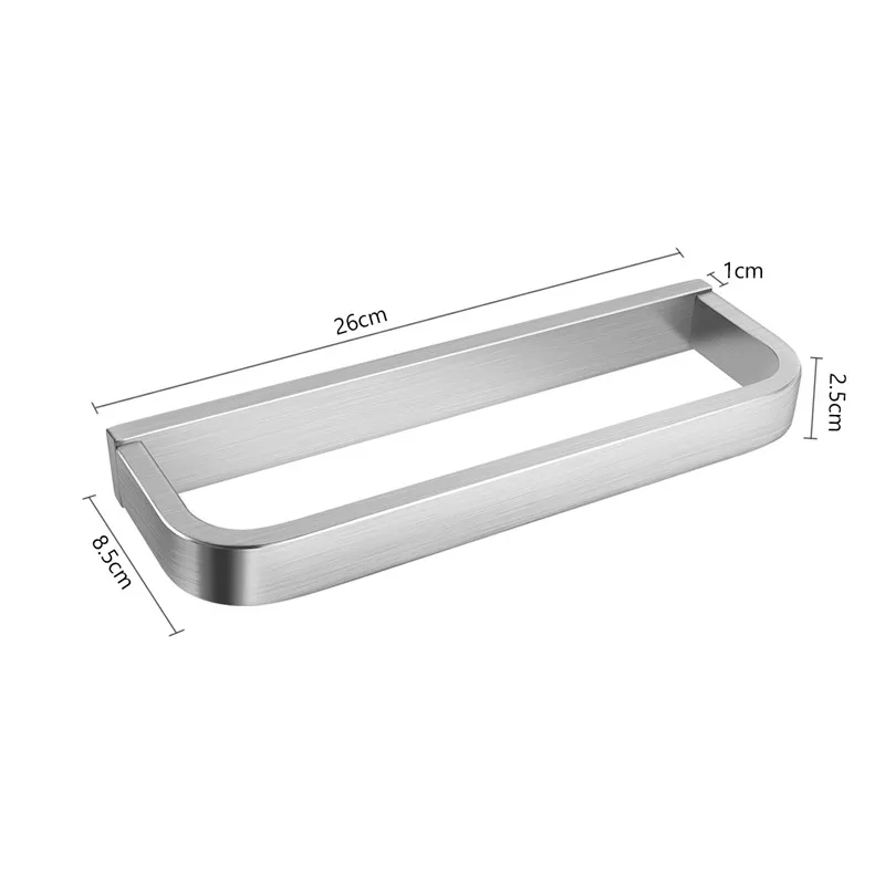 Креативный настенный Нержавеющая сталь Ванная комната Полотенца стойку дома