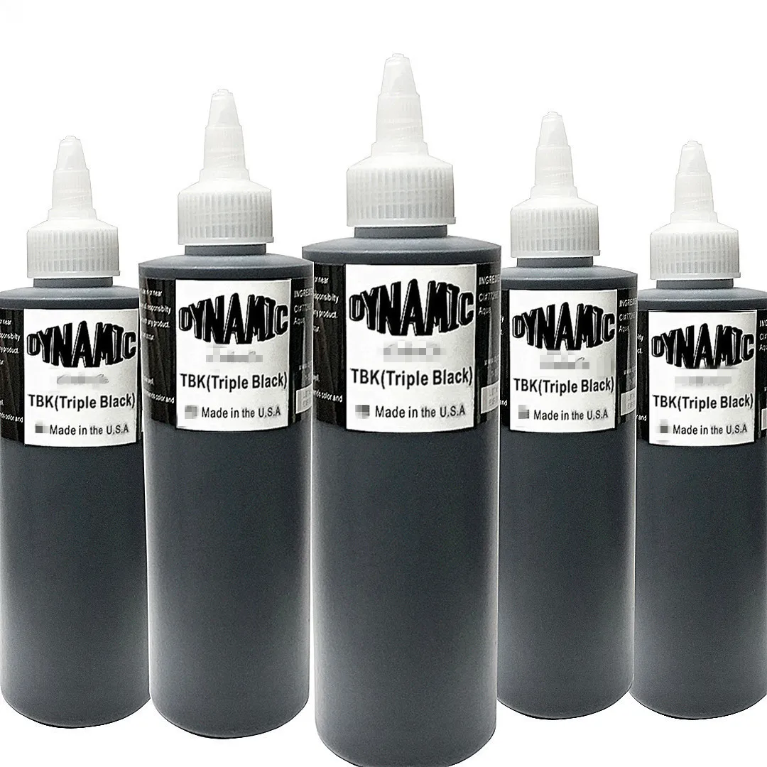 Бренд DYNAMIC краска для татуировок черный 240 мл американский бренд Перманентный
