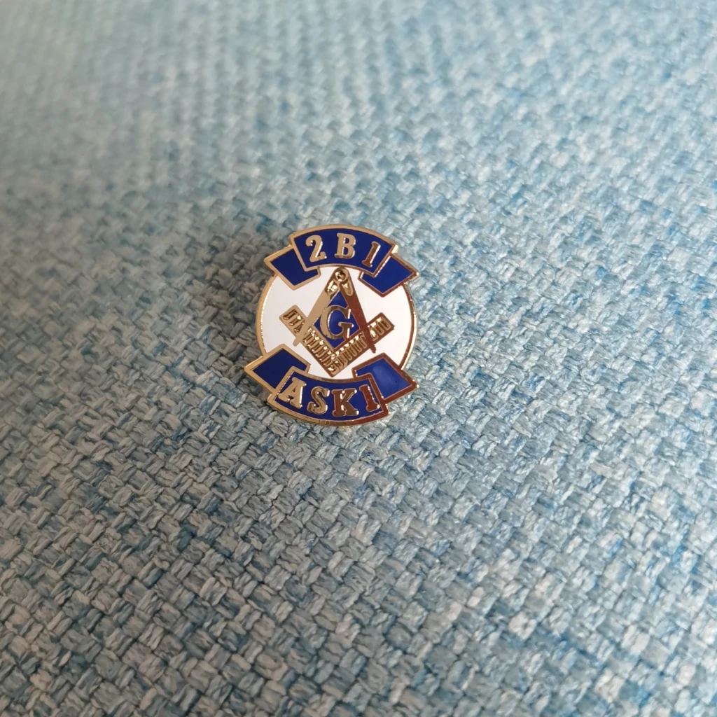 19 мм 2B1 ASK1 масонская булавка для лацкана масонской значок сувенир рукоделия | Дом