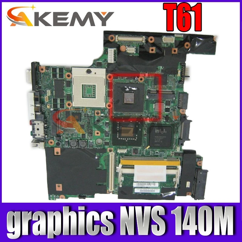 Материнская плата Akemy FRU 42W7649 для ноутбука lenovo thinkpad T61 14 дюймов intel 965PM DDR2 graphics NVS 140M