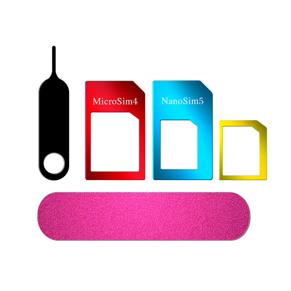 Преобразователь 5 в 1 NanoSIM карты Micro Standard для телефона адаптер SIM преобразование