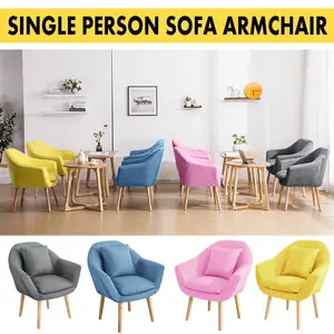 Image for 73x56x77cm Modern Single Sofa Chair Cotton Linen U 
