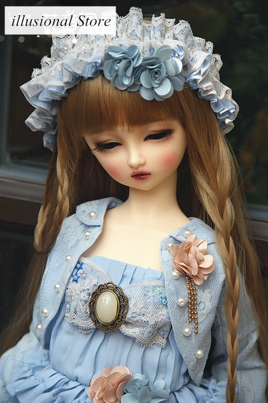 1/3 BJD SD кукла наряды одежда голубое платье для sd10 bjd Кукла вечернее платье|Куклы| |