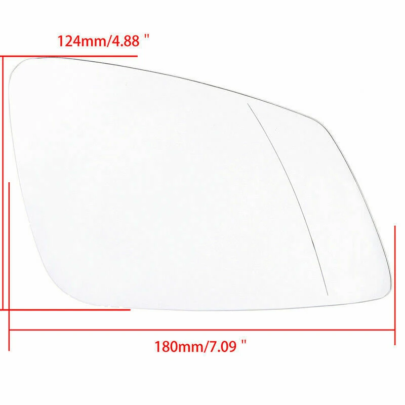 Боковое зеркало заднего вида нагревательное стекло Подогреваемые зеркальные