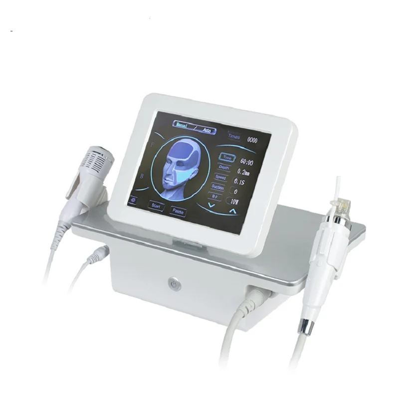 2 in 1 Fractional Rf Microneedling Machine With Cryo Cold Hammer Stretch Marks Scar Remover Micro Needle | Красота и здоровье
