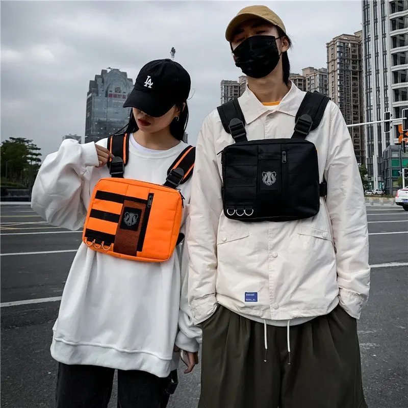 

New Fashionable Multifunctional Outdoor Vest Sports Chest Bag Backpack Handbag Multiple Scenes