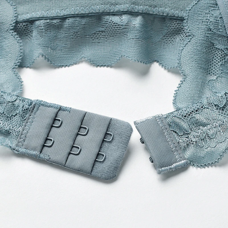 Кружевной бюстгальтер с тонкой подкладкой треугольный бандажный беспроводной