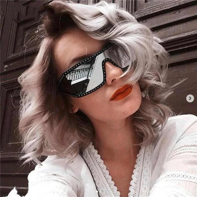 Солнцезащитные очки большого размера для мужчин и женщин роскошные брендовые