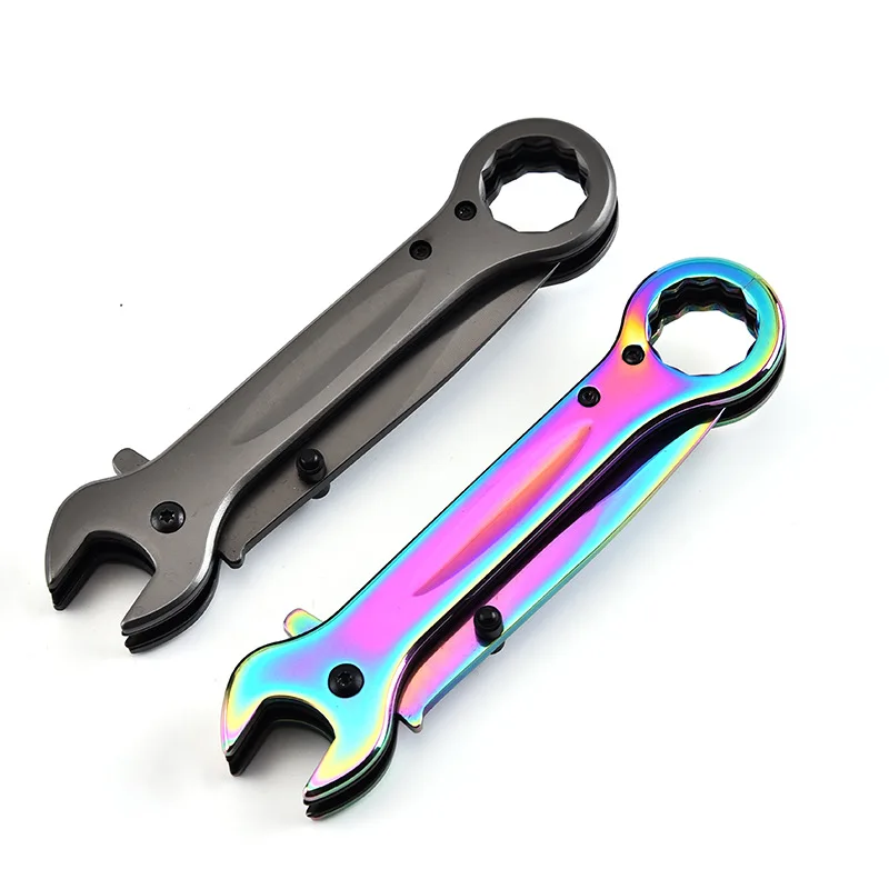 Складывающиеся охотничьи и тактические ножи гаечный ключ Тип джек нож на