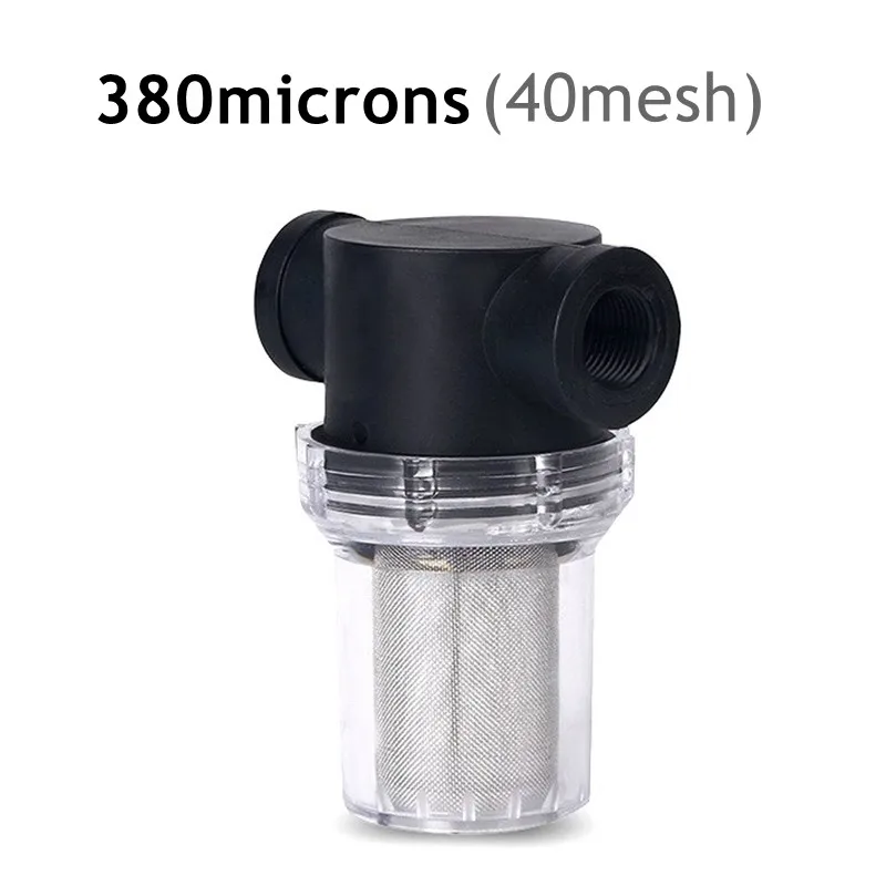 380microns 40/80 сетчатые садовые Соединительные элементы для воды ирригационный насос фильтр с высоким потоком садовый фильтр с трубопроводом кухонный кран Запчасти для сетчатого фильтра - Цвет: 380microns
