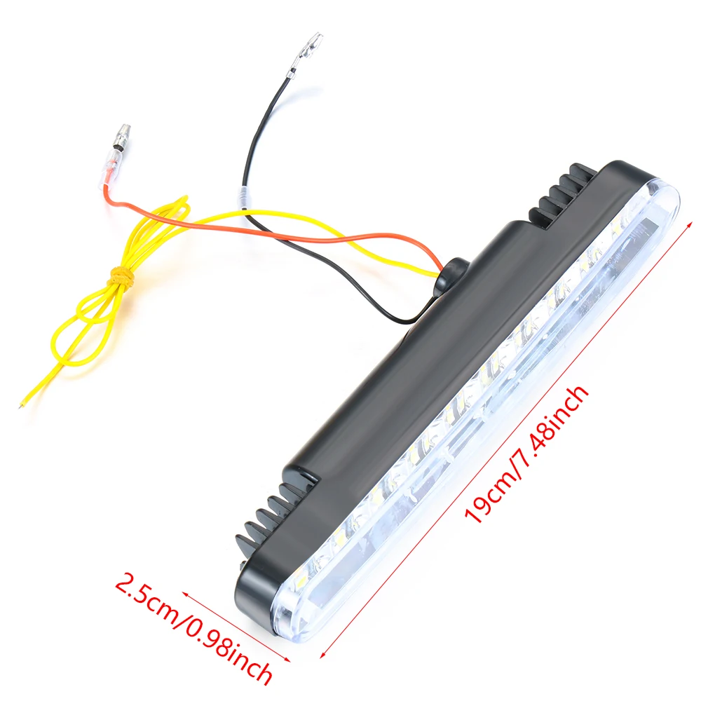 New 2PCS 30 LED Universal Car Daytime Running Light DRL Turn Signal Lamp Auto Replacement External Lights Accessories | Автомобили и