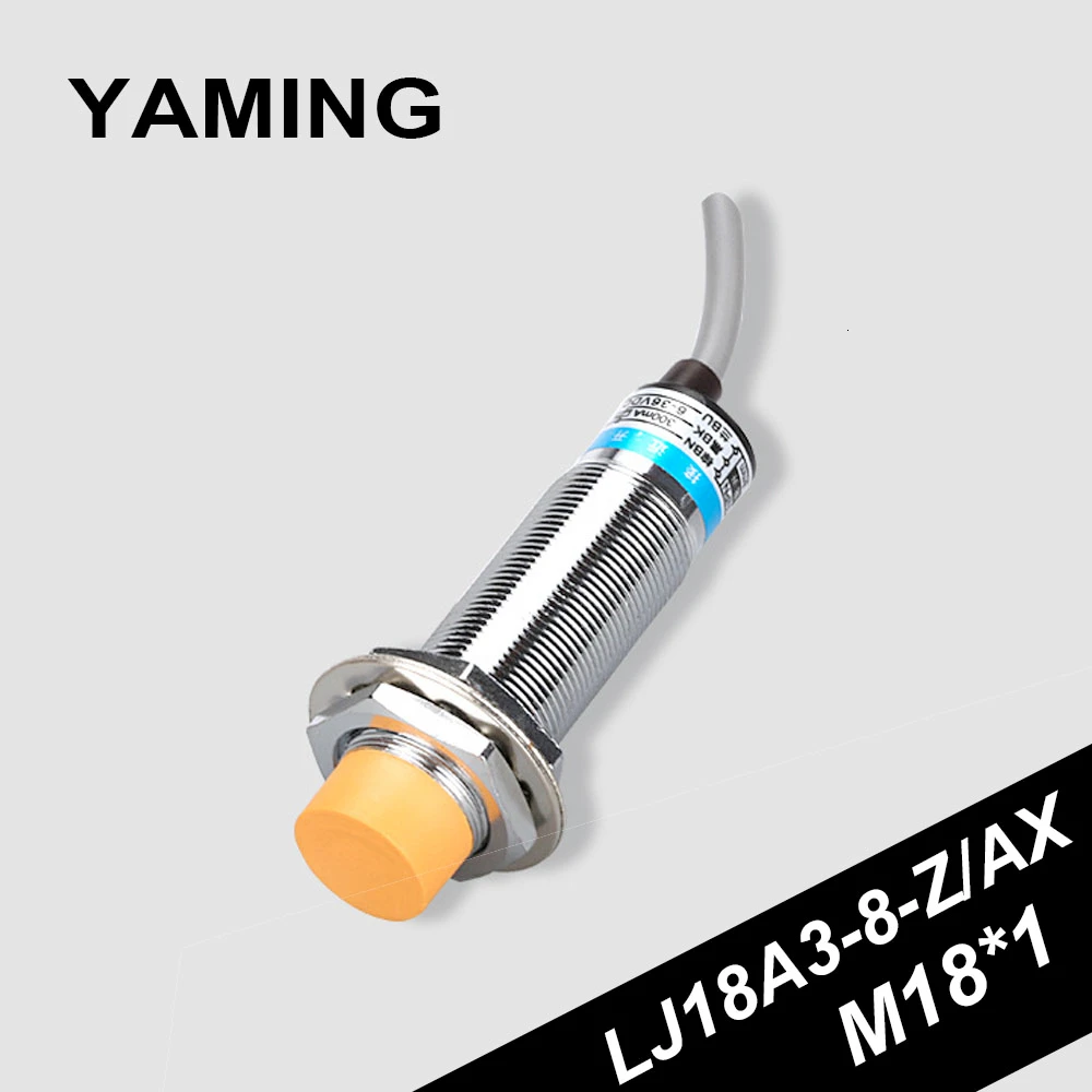 Индуктивный бесконтактный выключатель sensor/AX сенсор M18 с металлической оболочкой провода PNP/npn-вывод NO/NC DC два/три провода подключения