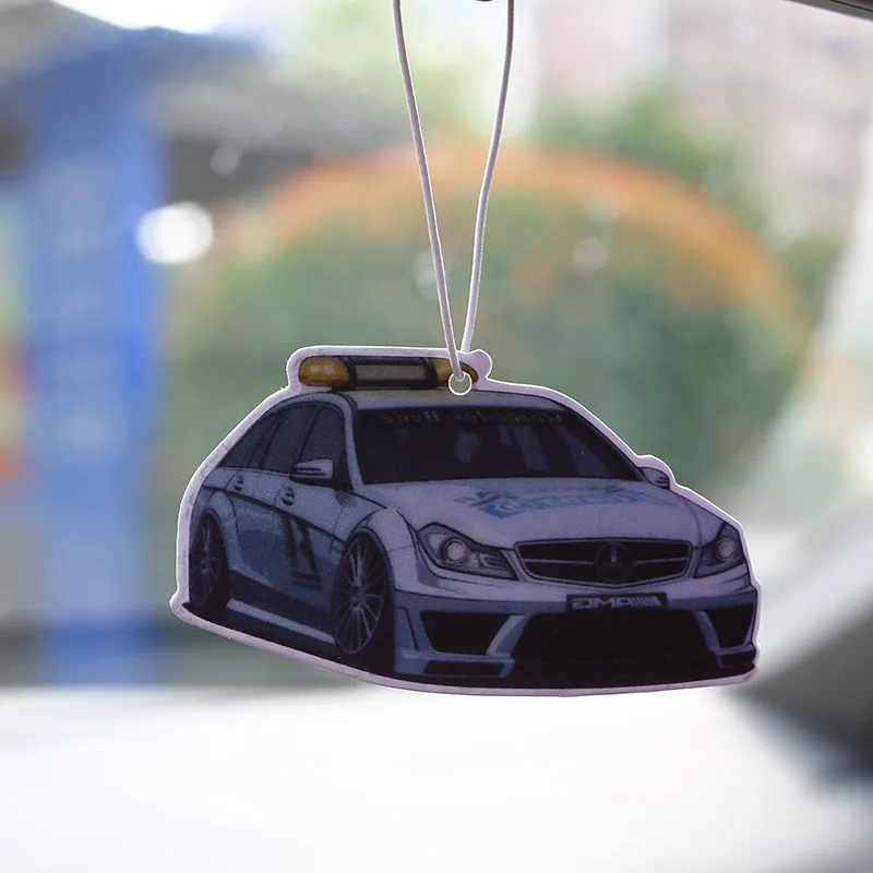 JDM СТИЛЬ автомобиля заднего вида Mirrow кулон освежитель воздуха твердая бумага поршень тормозной диск Nos турбо обод колеса амортизатор - Название цвета: Арбузно-красный