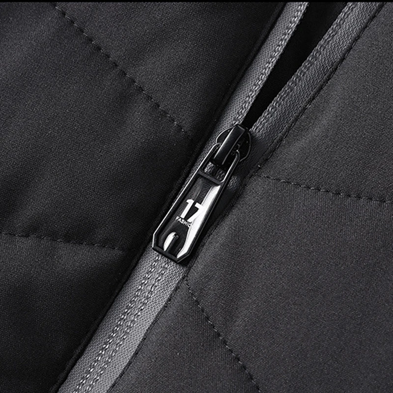 ZOGAA 2021 New Men's Winter Warm Jacket  Slim Fit Fashion Thicken Outwear Tracksuit Men's Hooded Warm Cotton Jacket With Zipper