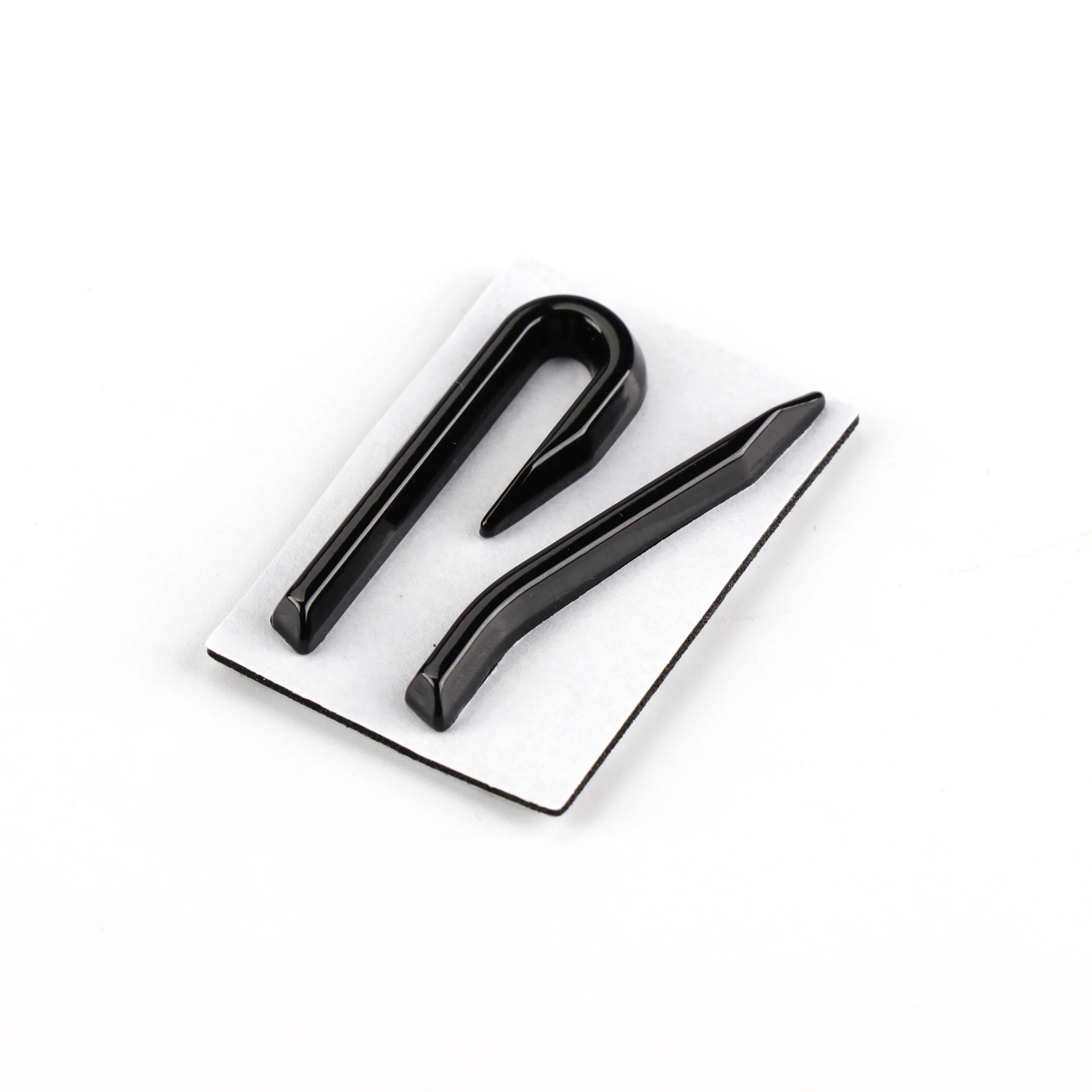 Черная задняя крышка багажника R 3D логотип значок наклейка автомобильная с