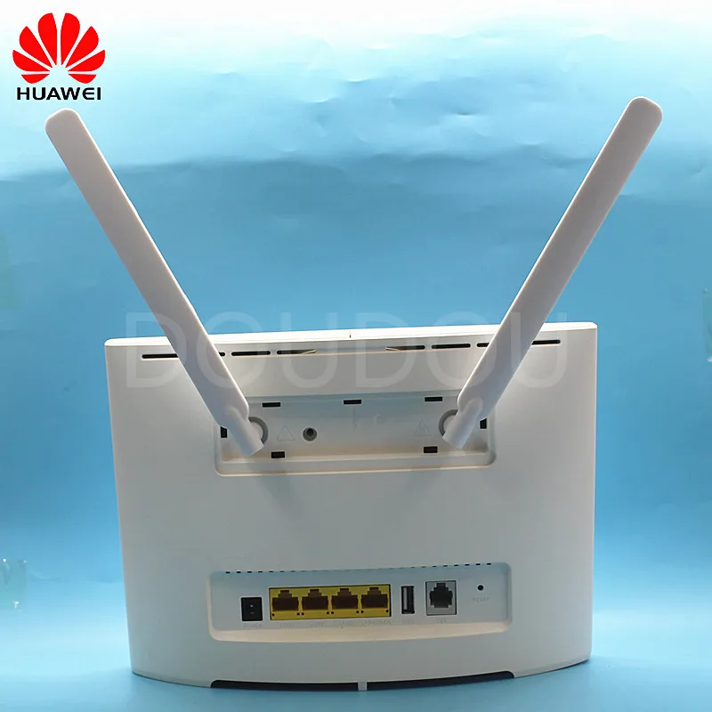 Разблокированный используется huawei B618 B525 с антенной 300 Мбит/с 4G LTE CPE беспроводной
