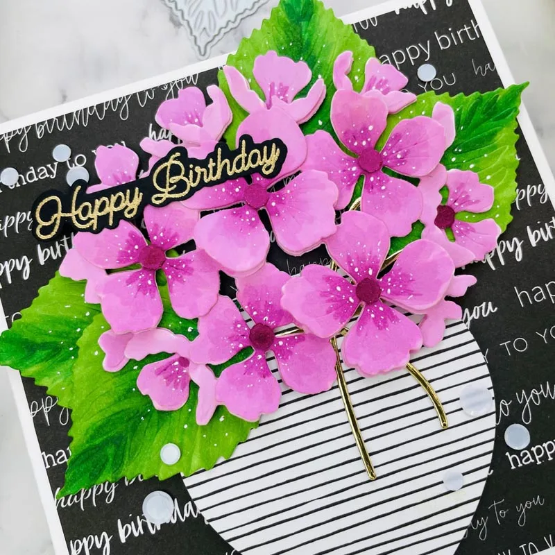 Металлические пресс-формы новинка 2021 Цветочная краска готовка садоводство