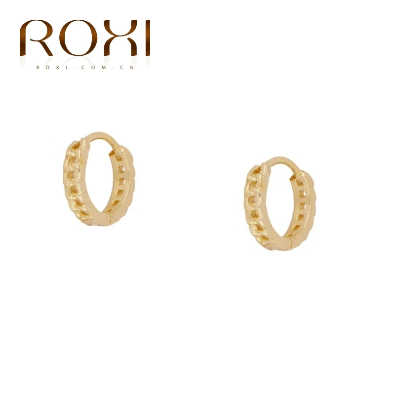 Женские винтажные серьги-кольца ROXI круглые серьги без мозаики вечерние