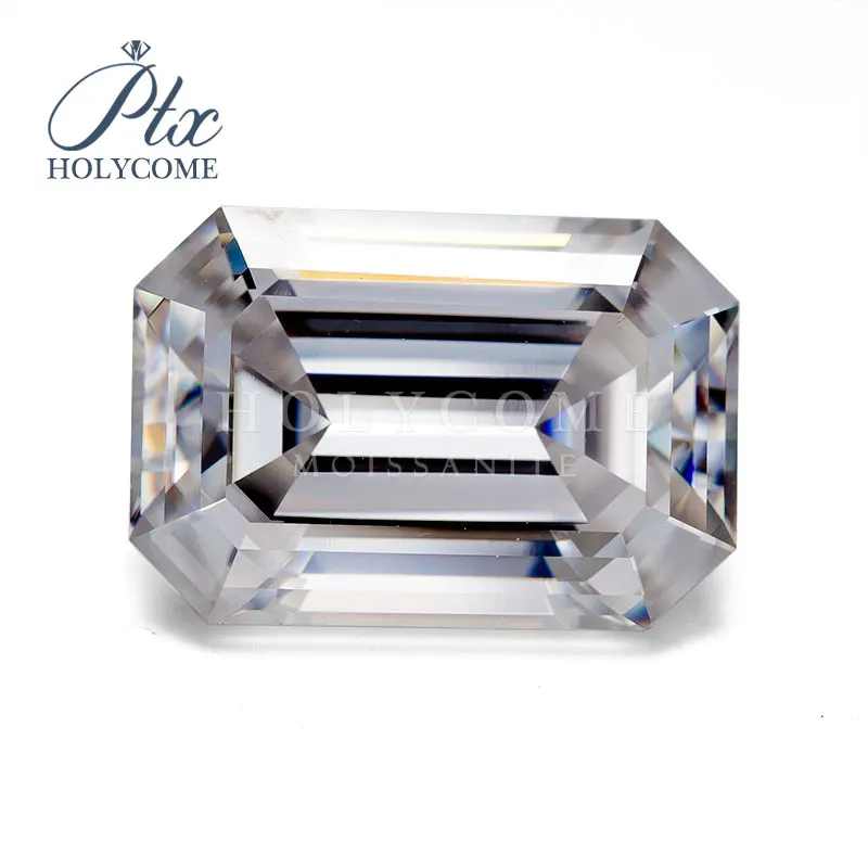 Оптовая продажа белая изумрудная огранка бриллиант от поставщика 4x5 5 мм 2020