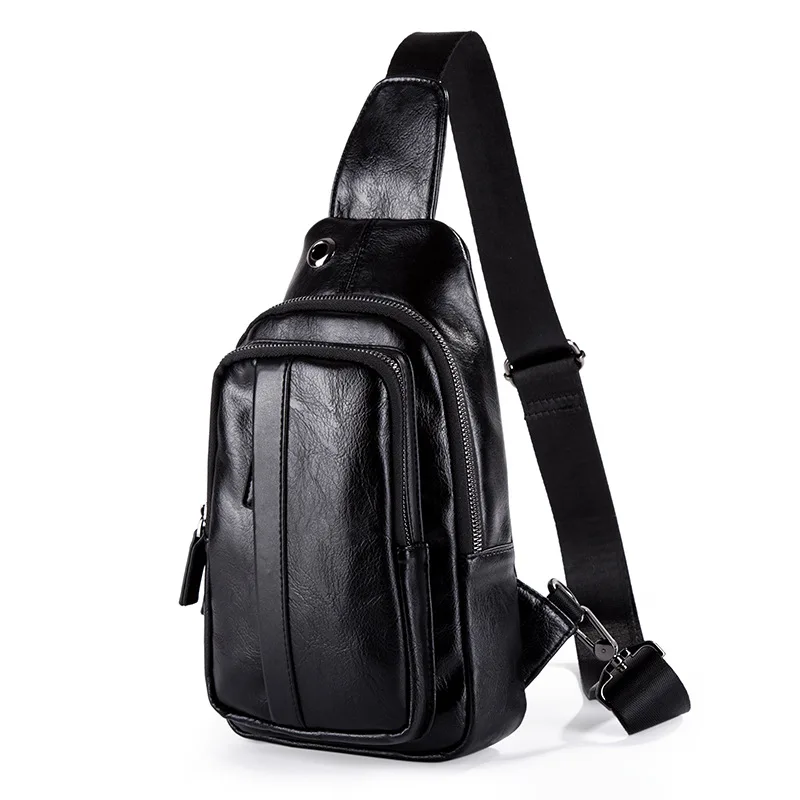 new casual men chest bag shoulder Korean small satchel fashion tide JIULIN |
