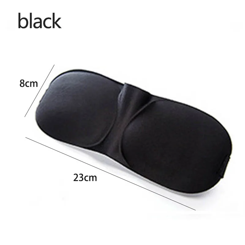 1Pcs Eye Shade Sleep Blackout Goggles PVC 3D Eye-Patch Fatigue Mitigation Breathable Nerves Cool Goggles