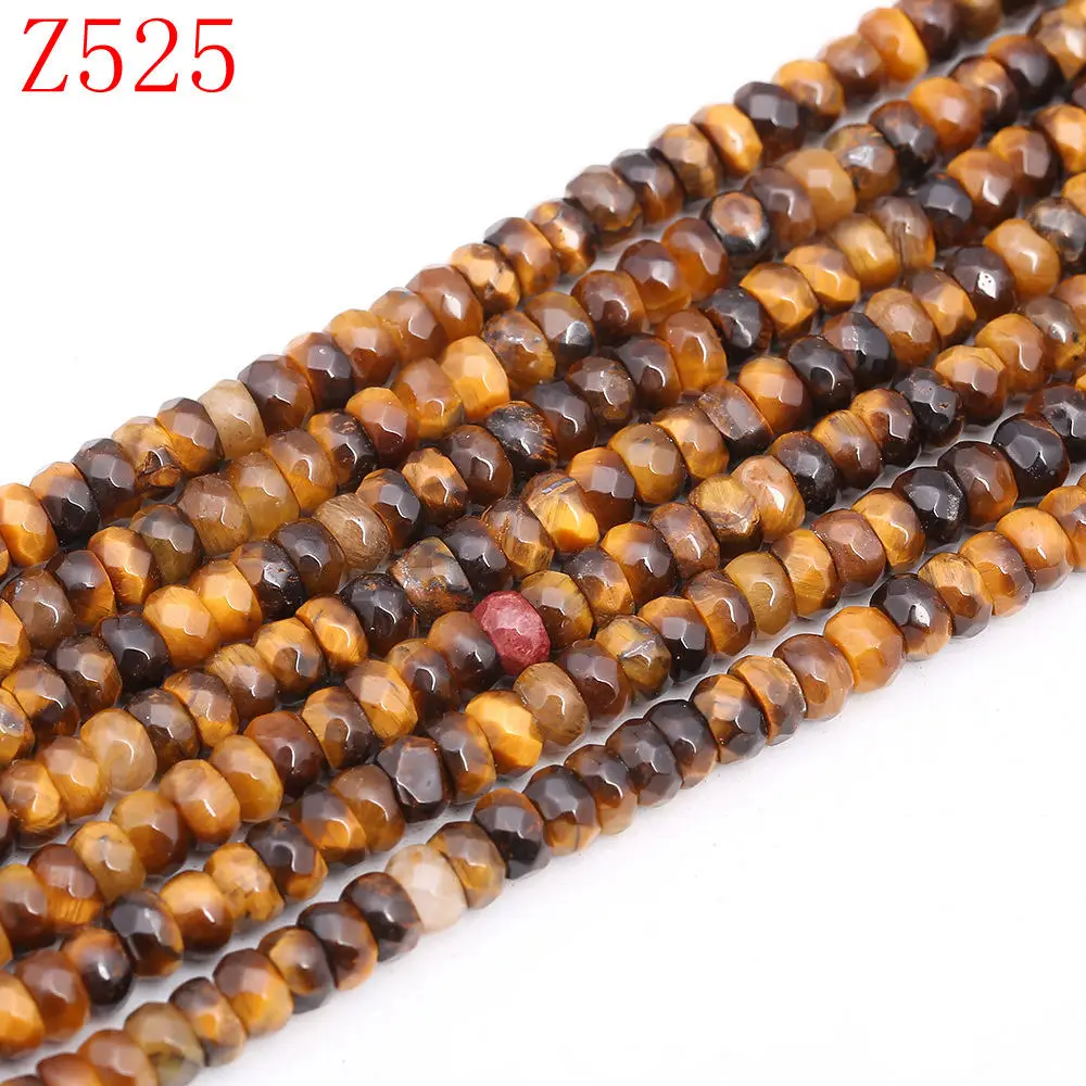 Tiger eye Yumten круглые блестящие малахитовые бусины 5 мм* 8 мм бусины DIY бирюзовый агат украшение из розового кварца ручной работы натуральные аксессуары натуральные камни бисер для бисероплетения - Цвет: Tiger eye