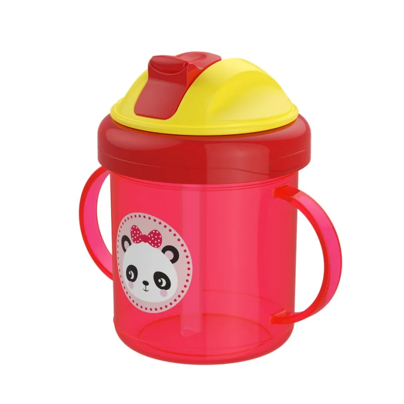 Bobora-taza de agua potable de dibujos animados para ni&ntilde;os, botella de paja, accesorio de alimentaci&oacute;n, 500ML, nuevo-0