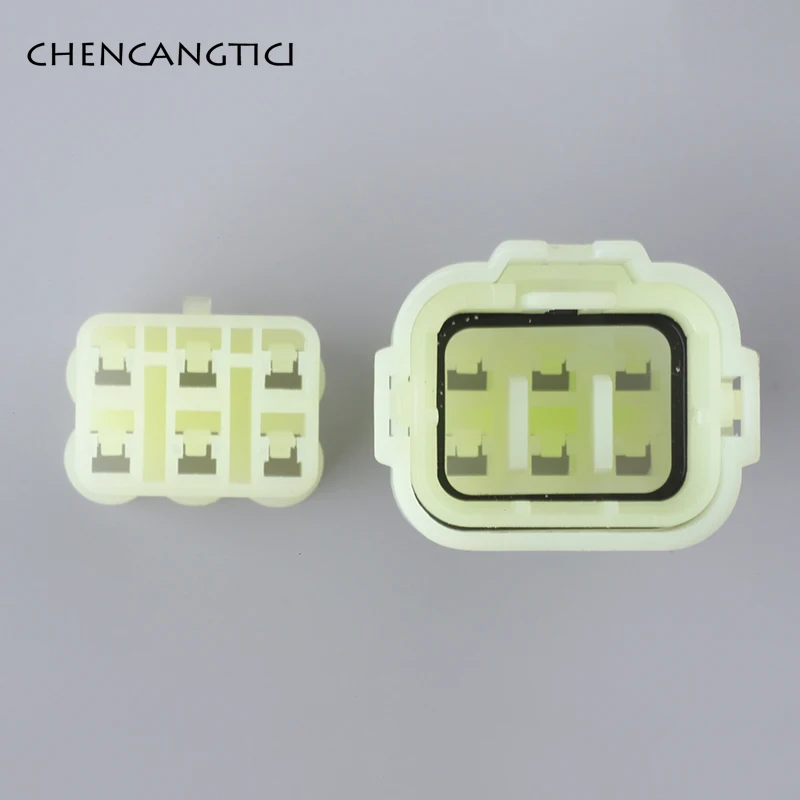 

5 Sets Sumitomo 6 Pin way HM 090 Automotive Motorcycle Electrical Connector Female Or Male Socket For Toyota 6189-6171 6180-6181