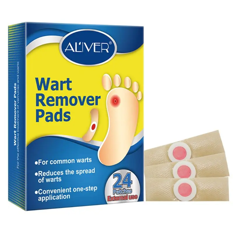 

24Pcs Plaster Foot Corn Callus Removal Thorn Plantar Warts Plaster Pads