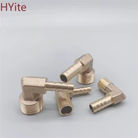 brass hose barb fitting elbow 6mm 8mm 10mm 12mm 16mm to 14 18 12 38 bsp male thread barbed coupling connector joint adapter
