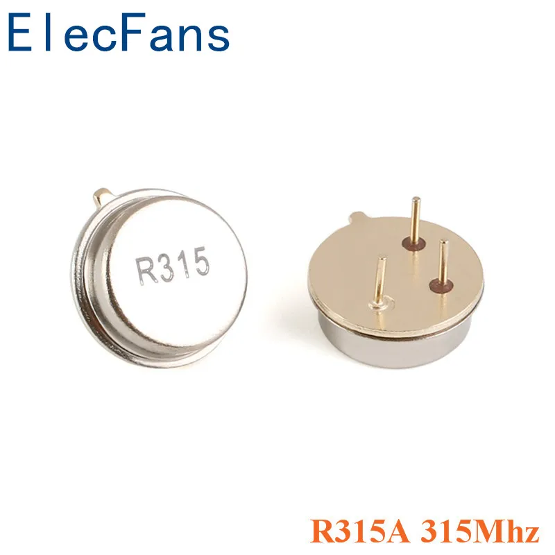 5 шт. 315 433 мгц резонатор кварцевый генератор R315A R433A кварцевые сквозные отверстия