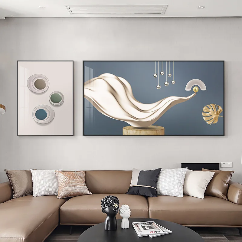 

2Pcs Modern Simplicity Abstract Pattern No Frame Canvas Decorative Painting Poster Picture Album Photo Home Decor Wall Art Room