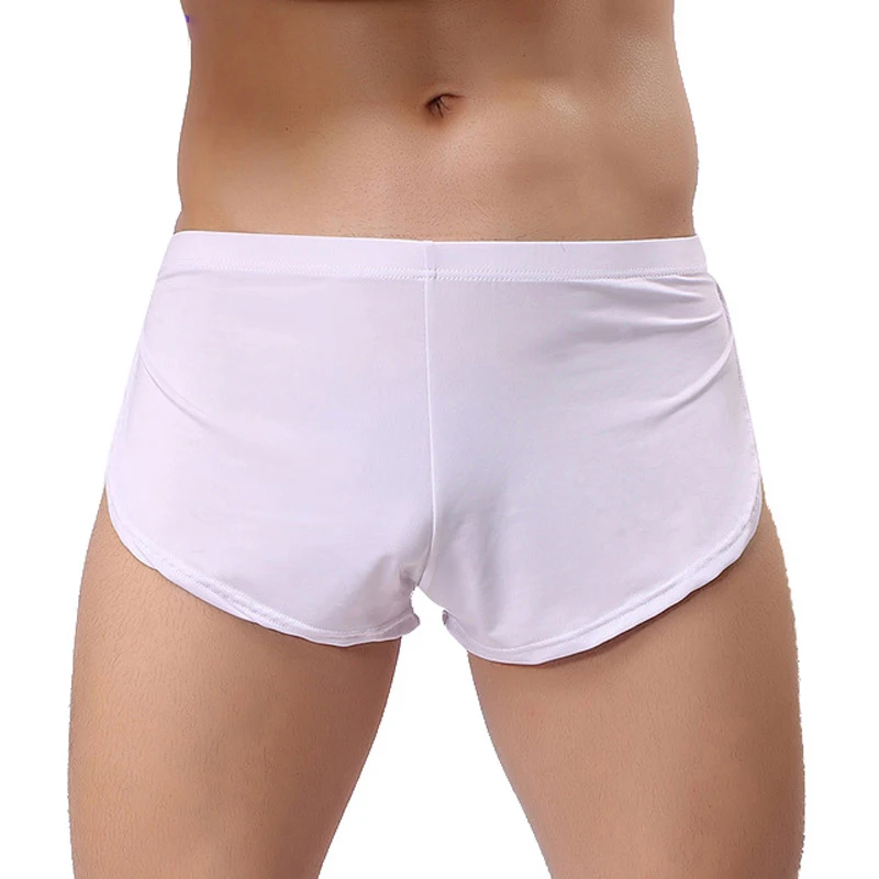 

Men Boxer Shorts Pants Loose Men's Arrow Boxers Panties Comfortable Summer Sexy Gay Homewear Breathable Low-rise Men Underwear