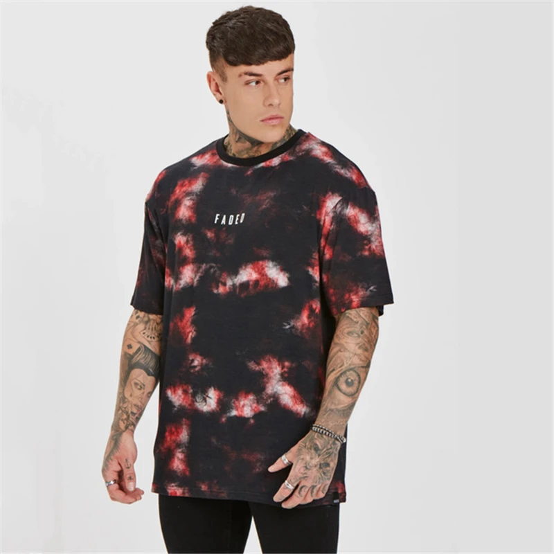 Мужская футболка с коротким рукавом быстросохнущая дышащая в стиле хип хоп