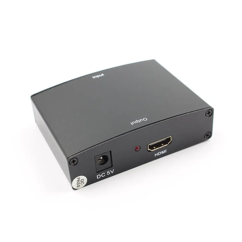 Адаптер конвертер YPBPR в HDMI простой использовании AV Video Audio HDCP YPbPr/RGB +