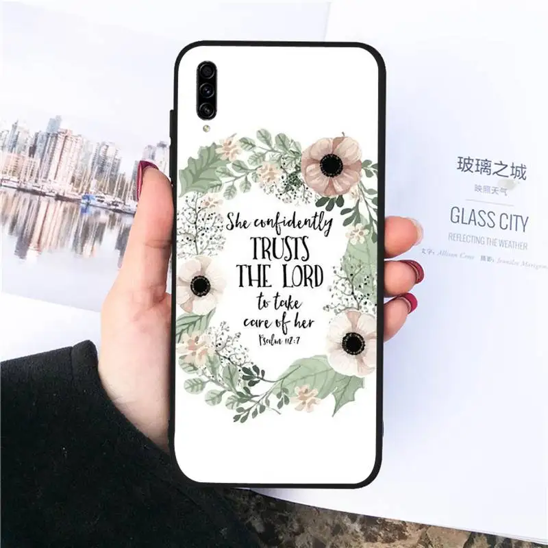 

bible Quotes Phone Case For Samsung galaxy S 21 20 10 8 A 50 21s 51 71 70 40 20 20e note 10 plus Ultra 5g fe