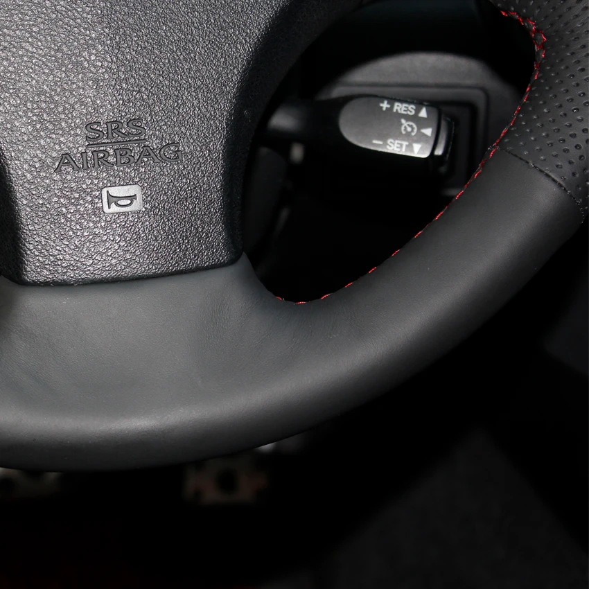 

LQTENLEO Black Genuine Leather Car Steering Wheel Cover For Lexus IS IS250 IS250C IS300 IS300C IS350 IS350C F SPORT 2005-2011