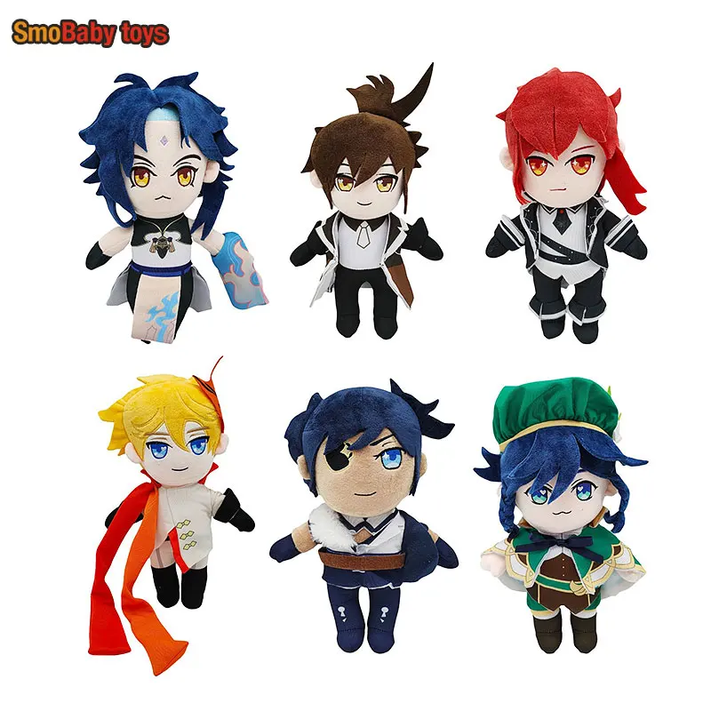 

New 30CM Genshin Impact Plush Doll Venti Tartaglia Zhong Li Figure Stuffed Kawaii Doll Game Cosplay Toys Gift for Fans