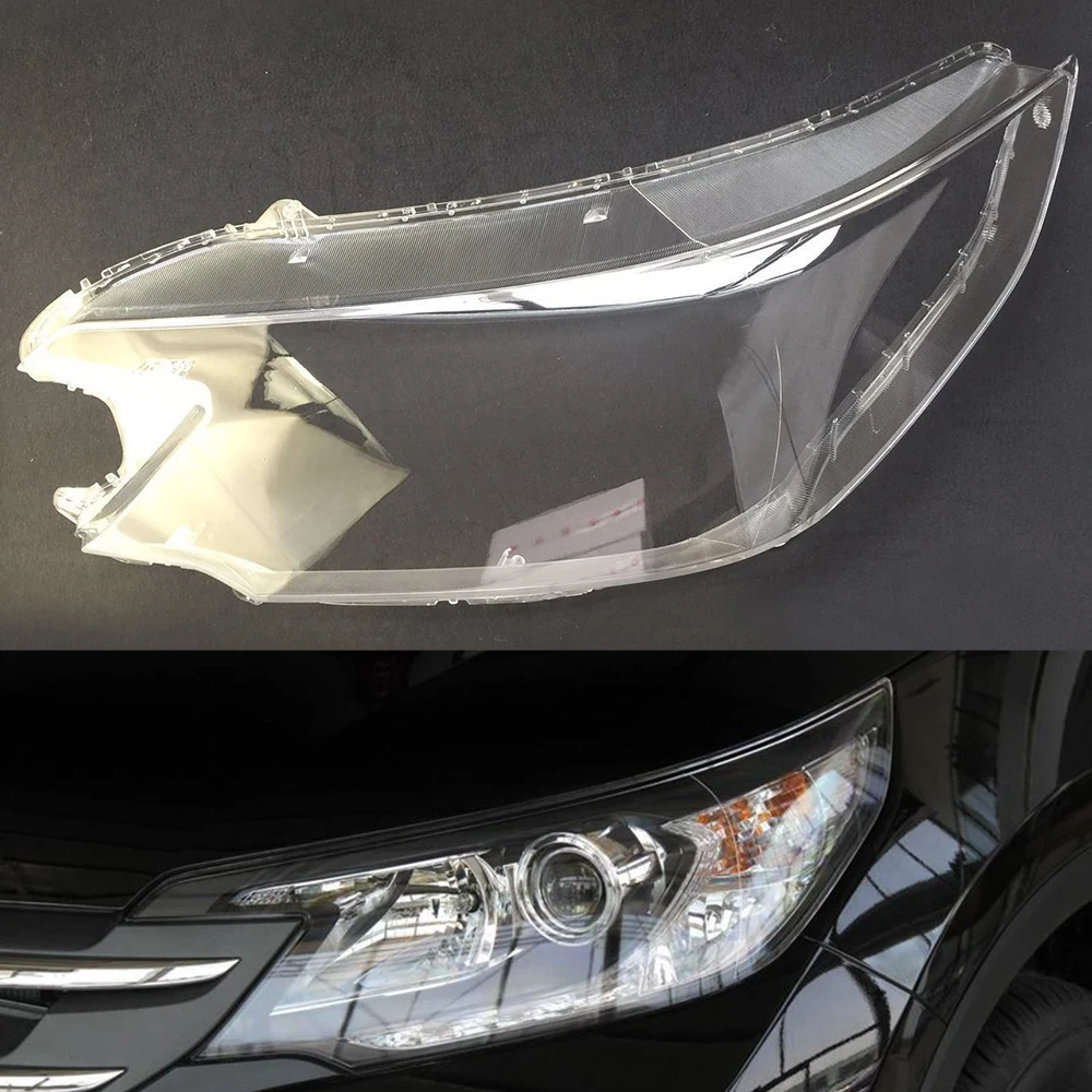 Driver Side Для Honda CRV 2012 2013 фары объектив фары автомобиля крышка Замена прозрачные линзы Авто оболочка Крышка - Цвет: Driver Side