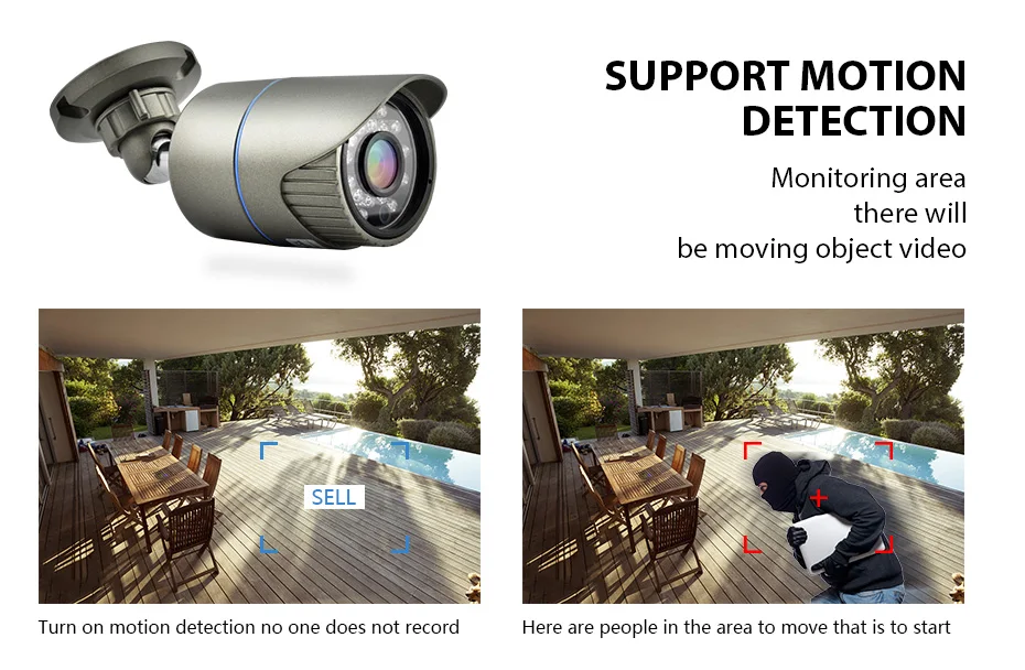 Камера видеонаблюдения системы безопасности 4CH HDMI CCTV DVR 2 шт. 2000 ТВЛ 1,0 Мп IR-cut открытый Всепогодный AHD камера наблюдения комплект