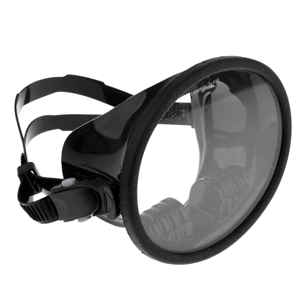 

Deep Dive Full Face Mask Silicone Scuba Free Diving Spearfishing Google W/ Strap