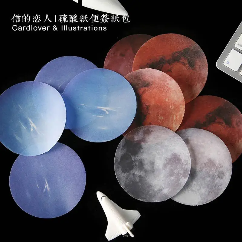 20 шт./лот романтическая серия Planet Sticky Notes блокнот дневник стационарный скрапбук